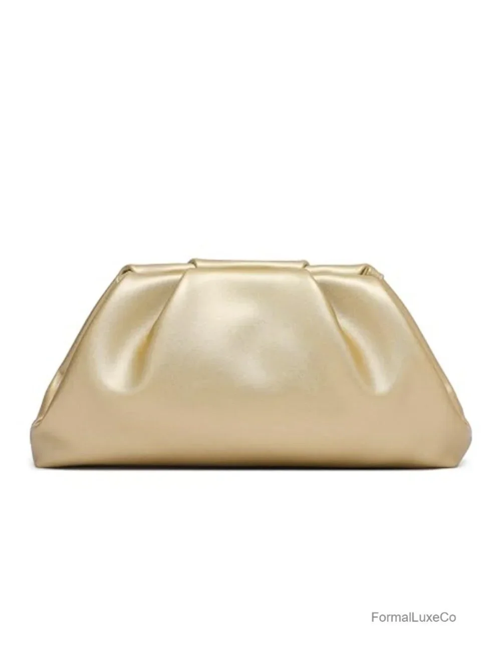 Formal Elegant Luxurious Evening Bag - Magnetic Closure PU Leather Clutch